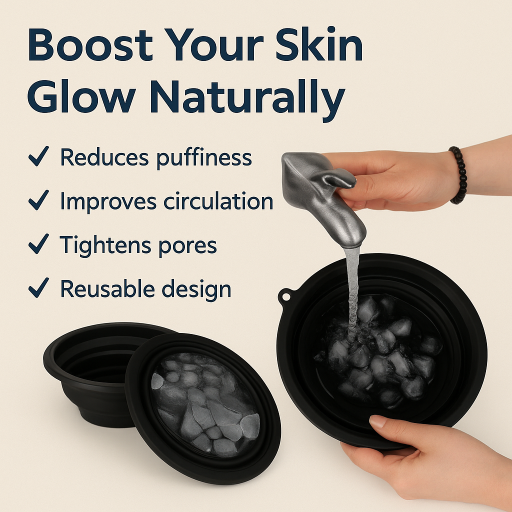 Silicone Facial Ice Roller – Skin Care Ice Mold for Pore Tightening
