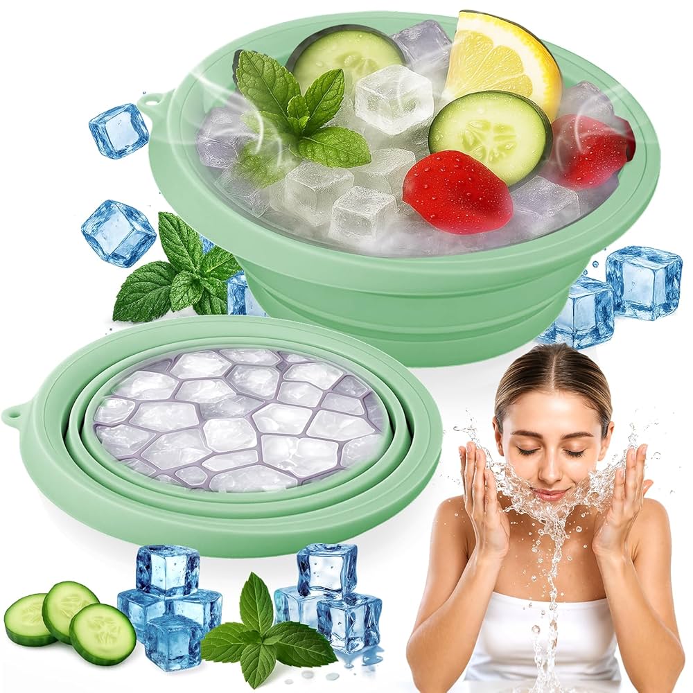 Silicone Facial Ice Roller – Skin Care Ice Mold for Pore Tightening